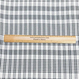 Pound A Metre 3 Metres Premium Wool Rich Fabric 55" Wide (White & Black)