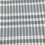 Pound A Metre 3 Metres Premium Wool Rich Fabric 55" Wide (White & Black)