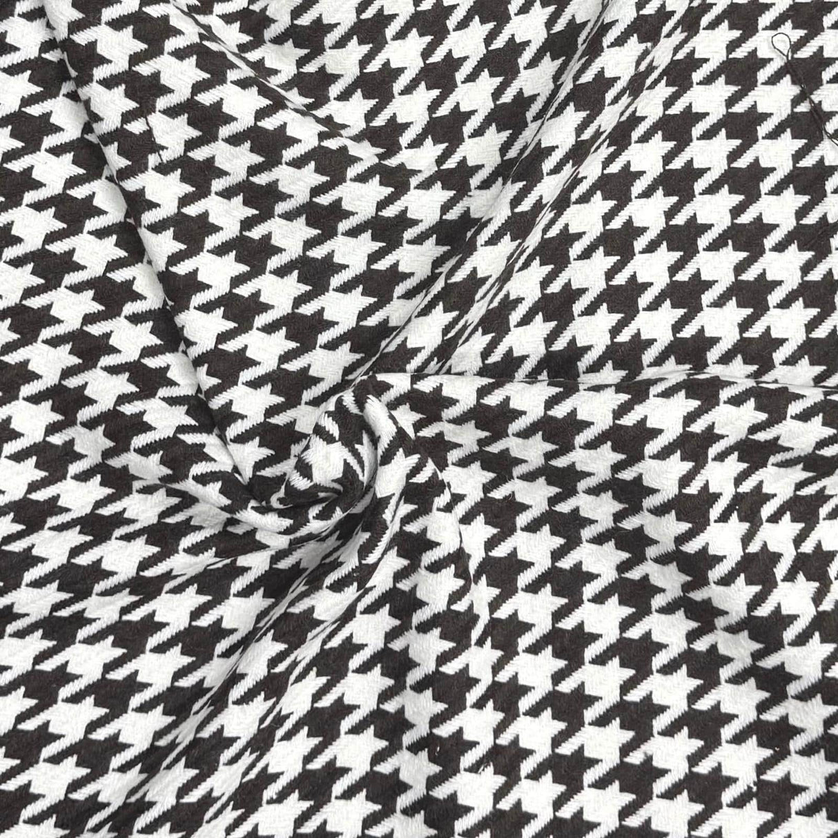 Pound A Metre 3 Metres 3 Metres Premium Wool Rich Fabric 55" Wide (White & Brown)