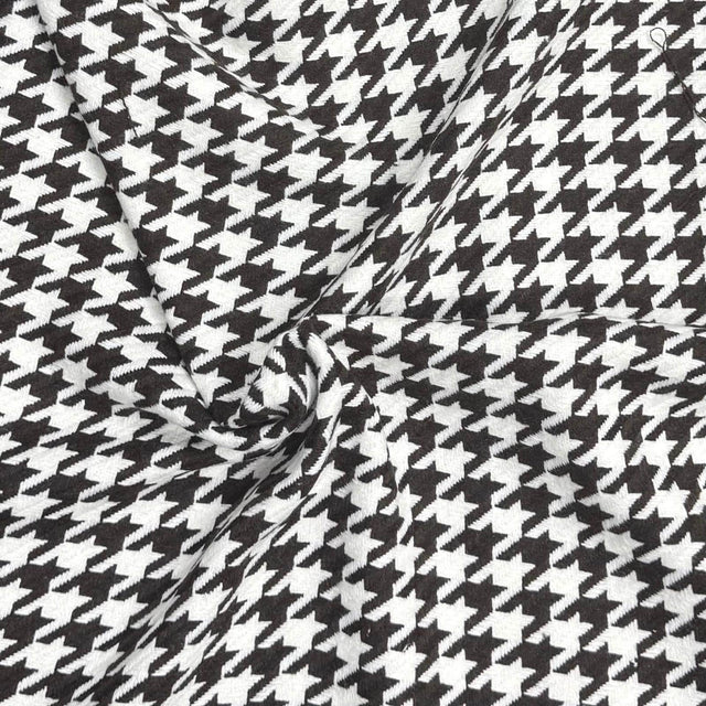 Pound A Metre 3 Metres 3 Metres Premium Wool Rich Fabric 55" Wide (White & Brown)