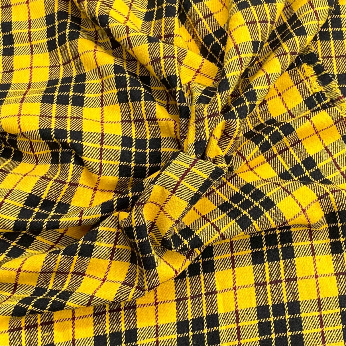 Pound A Metre 3 Metres 3 Metres Premium Wool Rich Fabric 55" Wide (Yellow & Black) (EOL)