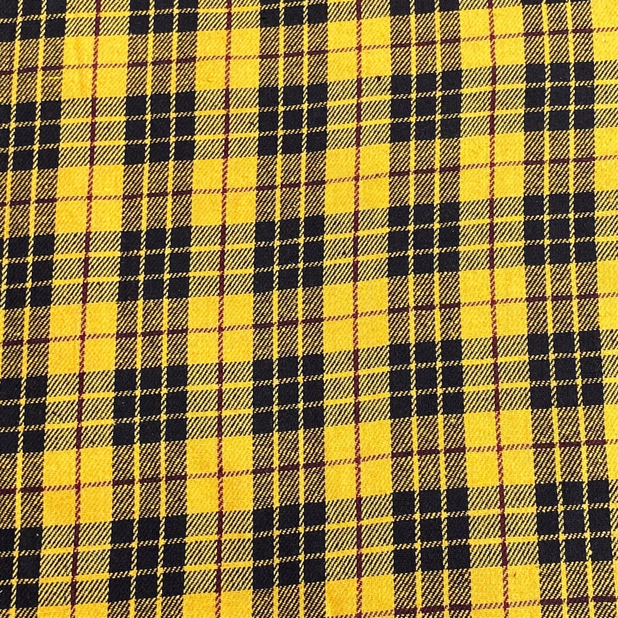 Pound A Metre 3 Metres 3 Metres Premium Wool Rich Fabric 55" Wide (Yellow & Black) (EOL)