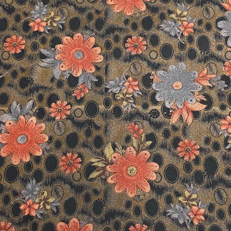 Pound A Metre 3 Metres Printed Alphine Fabric 36'' Wide - (Floral) (EOL)