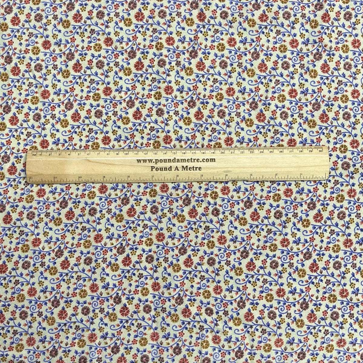 Pound A Metre 3 Metres Printed Alphine Fabric 36'' Wide - (Floral)