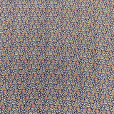 Pound A Metre 3 Metres Printed Alphine Fabric 36'' Wide - (Navy Floral) (EOL)