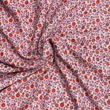Pound A Metre 3 Metres Printed Alphine Fabric 36'' Wide - (Peach Floral)