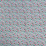 Pound A Metre 3 Metres Printed Alphine Fabric 36'' Wide - (Powder Blue Floral)