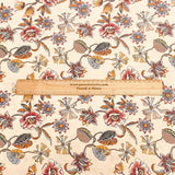 Pound A Metre 3 Metres 3 Metres Printed Cashmere Effect Crepe Fabric- 45" Wide (Beige)