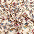 Pound A Metre 3 Metres 3 Metres Printed Cashmere Effect Crepe Fabric- 45" Wide (Beige)