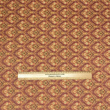 Pound A Metre 3 Metres 3 Metres Printed Cashmere Effect Crepe Fabric- 45" Wide (Brown)