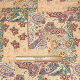 Pound A Metre 3 Metres 3 Metres Printed Cashmere Effect Crepe Fabric- 45" Wide (Canary)