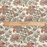 Pound A Metre 3 Metres 3 Metres Printed Cashmere Effect Crepe Fabric- 45" Wide (Floral)