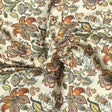Pound A Metre 3 Metres 3 Metres Printed Cashmere Effect Crepe Fabric- 45" Wide (Floral)