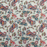 Pound A Metre 3 Metres 3 Metres Printed Cashmere Effect Crepe Fabric- 45" Wide (Grey)