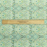 Pound A Metre 3 Metres 3 Metres Printed Cashmere Effect Crepe Fabric- 45" Wide (Mint)