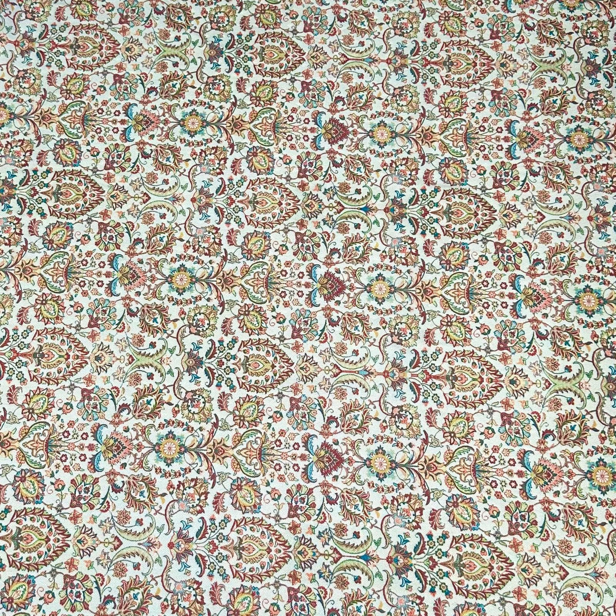 Pound A Metre 3 Metres 3 Metres Printed Cashmere Effect Crepe Fabric- 45" Wide (Minty Blue)