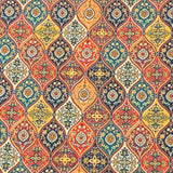 Pound A Metre 3 Metres 3 Metres Printed Cashmere Effect Crepe Fabric- 45" Wide (Multicolour)