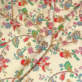 Pound A Metre 3 Metres 3 Metres Printed Cashmere Effect Crepe Fabric- 45" Wide (Ocher)