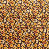 Pound A Metre 3 Metres 3 Metres Printed Cashmere Effect Crepe Fabric- 45" Wide (Orange)