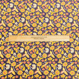 Pound A Metre 3 Metres 3 Metres Printed Cashmere Effect Crepe Fabric- 45" Wide (Orange)