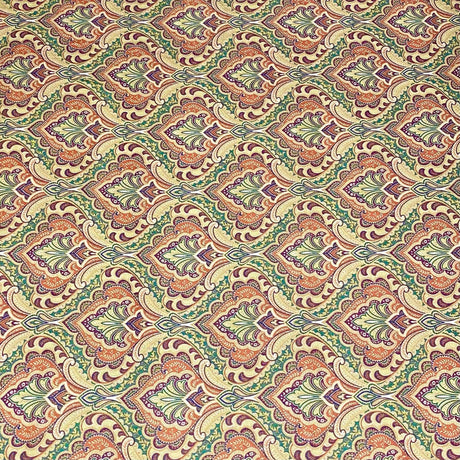 Pound A Metre 3 Metres 3 Metres Printed Cashmere Effect Crepe Fabric- 45" Wide (Tawny)