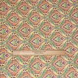 Pound A Metre 3 Metres 3 Metres Printed Cashmere Effect Crepe Fabric- 45" Wide (Tawny)
