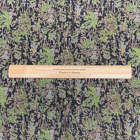 Pound A Metre 3 Metres 3 Metres Printed Cashmere Effect Crepe Fabric- 45" Wide (Tree Bark)