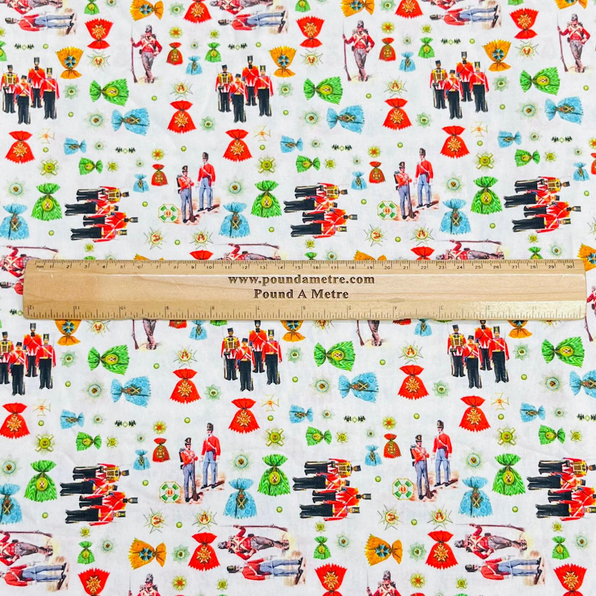Pound A Metre 3 Metres Printed Cotton Fabric – 45 Inches Wide (Men)