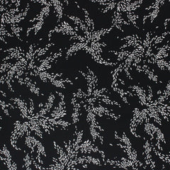 3 Metres Printed Dress Viscose- 55" Wide (Breezy Bloom Black) - Pound A Metre