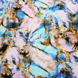 Pound A Metre 3 Metres Printed Dress Viscose- 55" Wide (Pink Tie-dye)