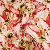 Pound A Metre 3 Metres Printed Dress Viscose- 55" Wide (Red Tie-dye)