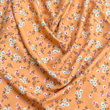 Pound A Metre 3 Metres Printed Dressmaking Viscose Fabric – 55" Wide (Almond)