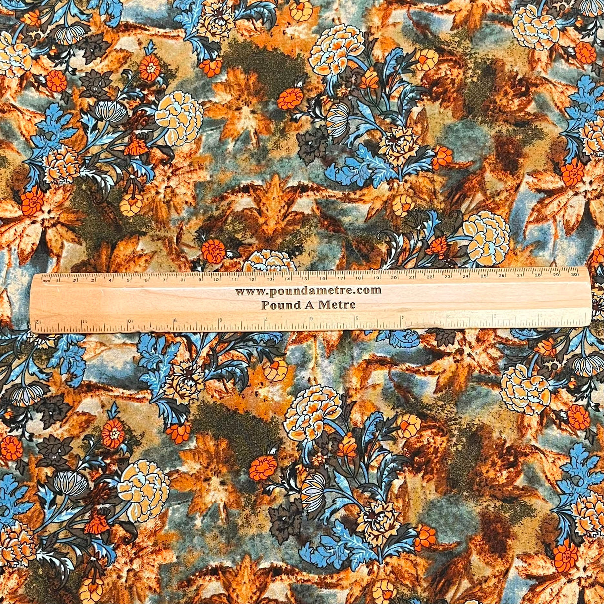 Pound A Metre 3 Metres Printed Dressmaking Viscose Fabric – 55" Wide (Bargain)