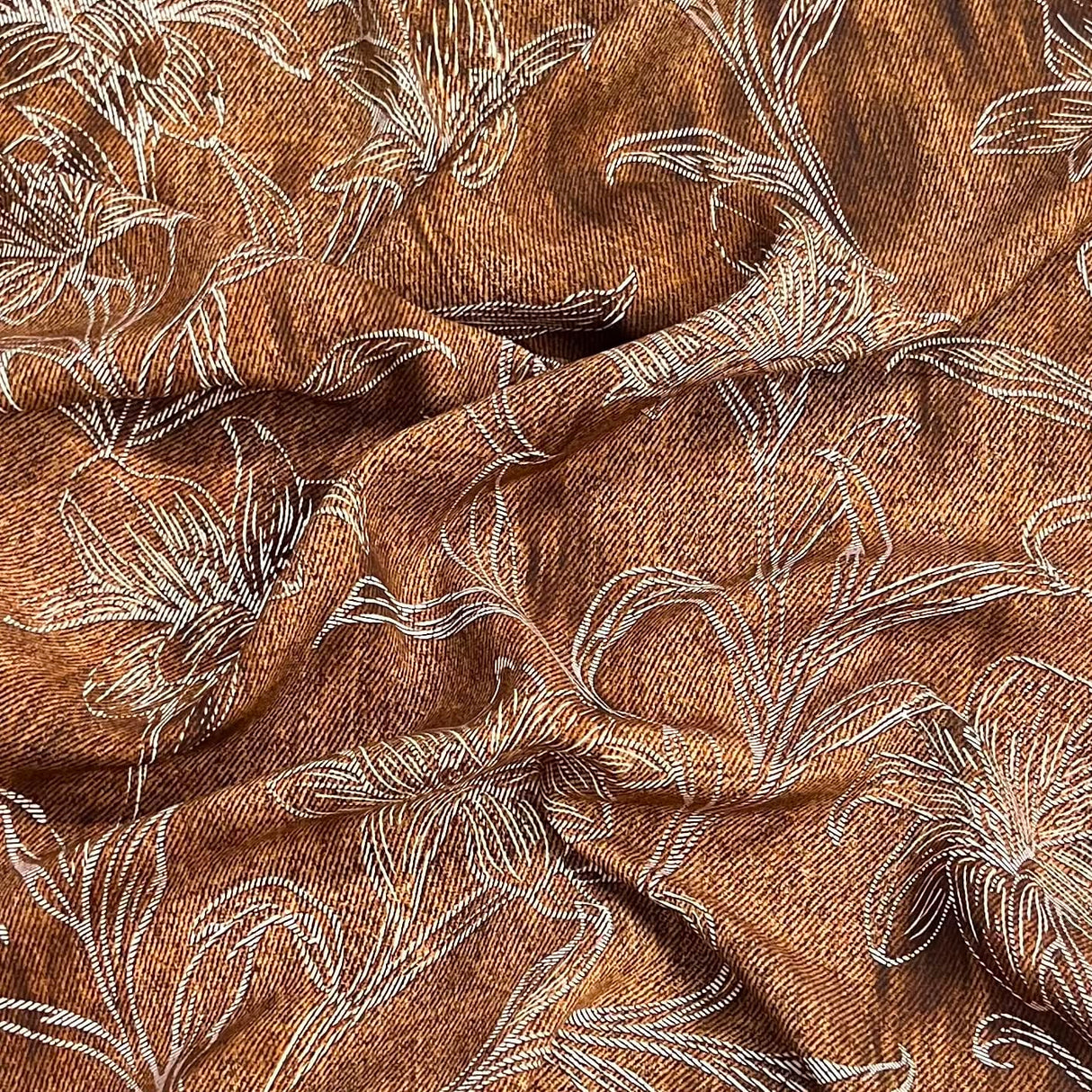 Pound A Metre 3 Metres Printed Dressmaking Viscose Fabric – 55" Wide (Bear)