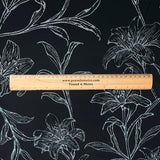Pound A Metre 3 Metres Printed Dressmaking Viscose Fabric – 55" Wide (Big Flower)