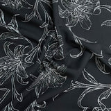 Pound A Metre 3 Metres Printed Dressmaking Viscose Fabric – 55" Wide (Big Flower)
