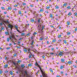 Pound A Metre 3 Metres Printed Dressmaking Viscose Fabric – 55" Wide (Bubblegum)