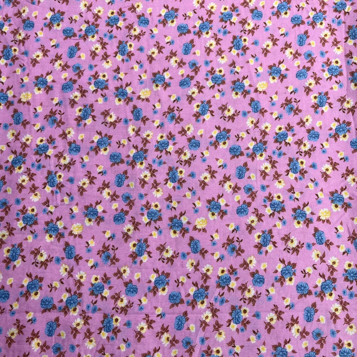 Pound A Metre 3 Metres Printed Dressmaking Viscose Fabric – 55" Wide (Bubblegum)
