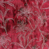 Pound A Metre 3 Metres Printed Dressmaking Viscose Fabric – 55" Wide (Burgundy Floral)