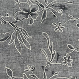 Pound A Metre 3 Metres Printed Dressmaking Viscose Fabric – 55" Wide (Charcoal)