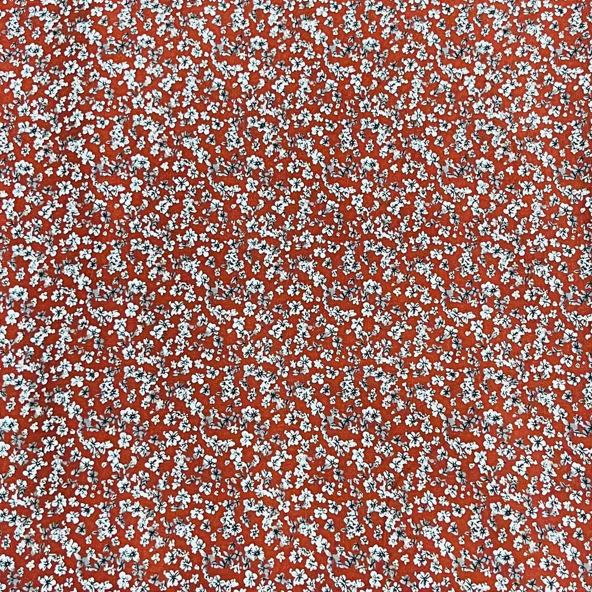 Pound A Metre 3 Metres Printed Dressmaking Viscose Fabric – 55" Wide (Choclate)