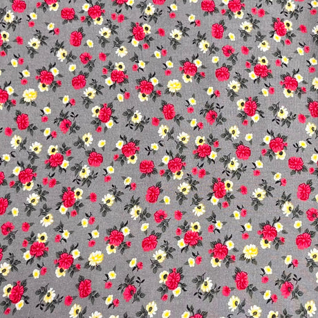 Pound A Metre 3 Metres Printed Dressmaking Viscose Fabric – 55" Wide (Cloudy)