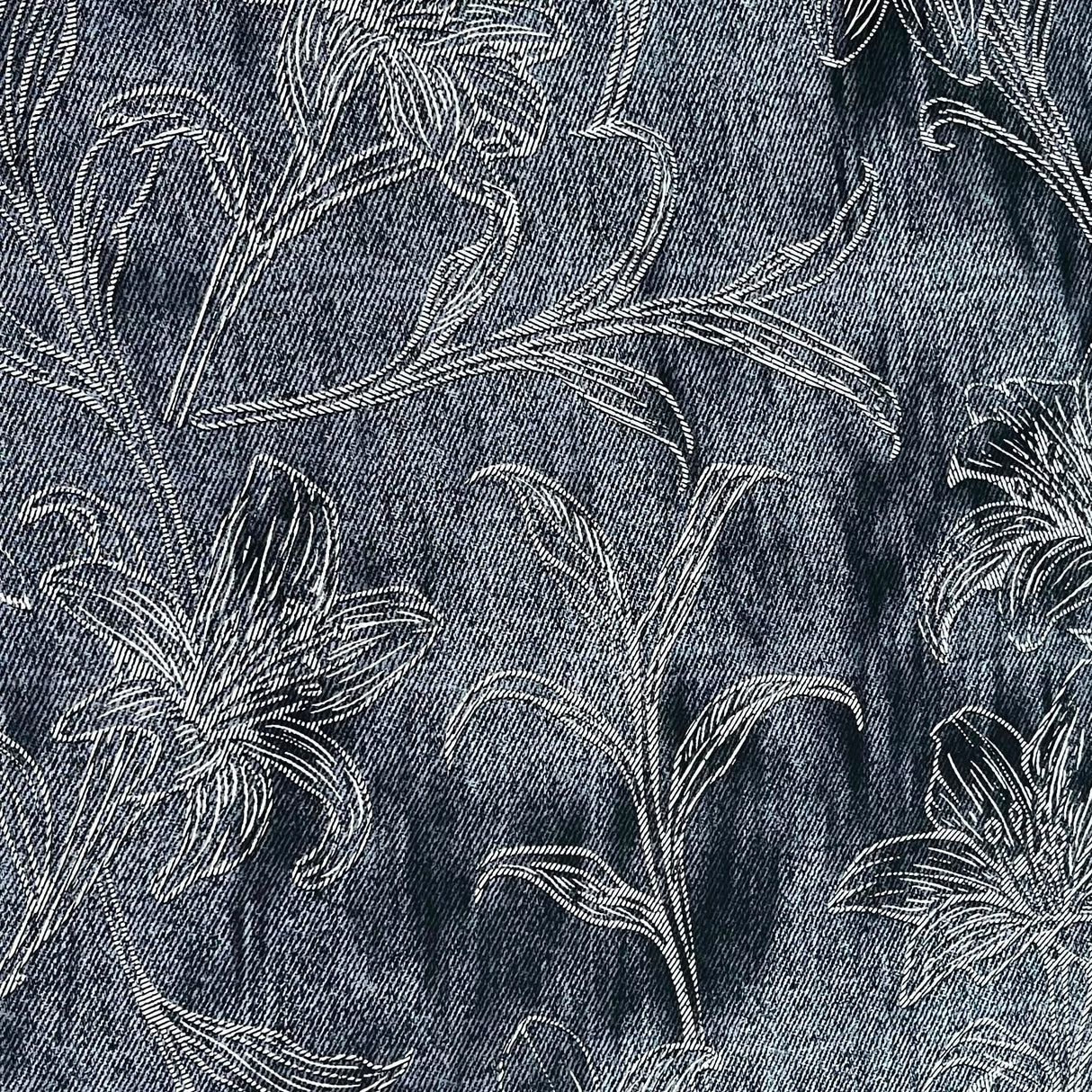 Pound A Metre 3 Metres Printed Dressmaking Viscose Fabric – 55" Wide (Cloudy)