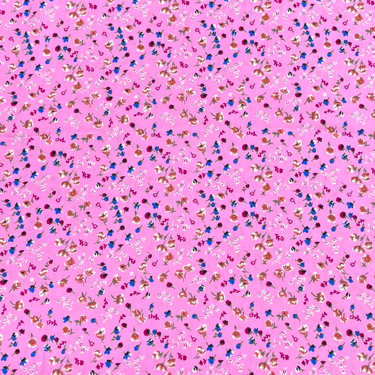 Pound A Metre 3 Metres Printed Dressmaking Viscose Fabric – 55" Wide (Flamingo)