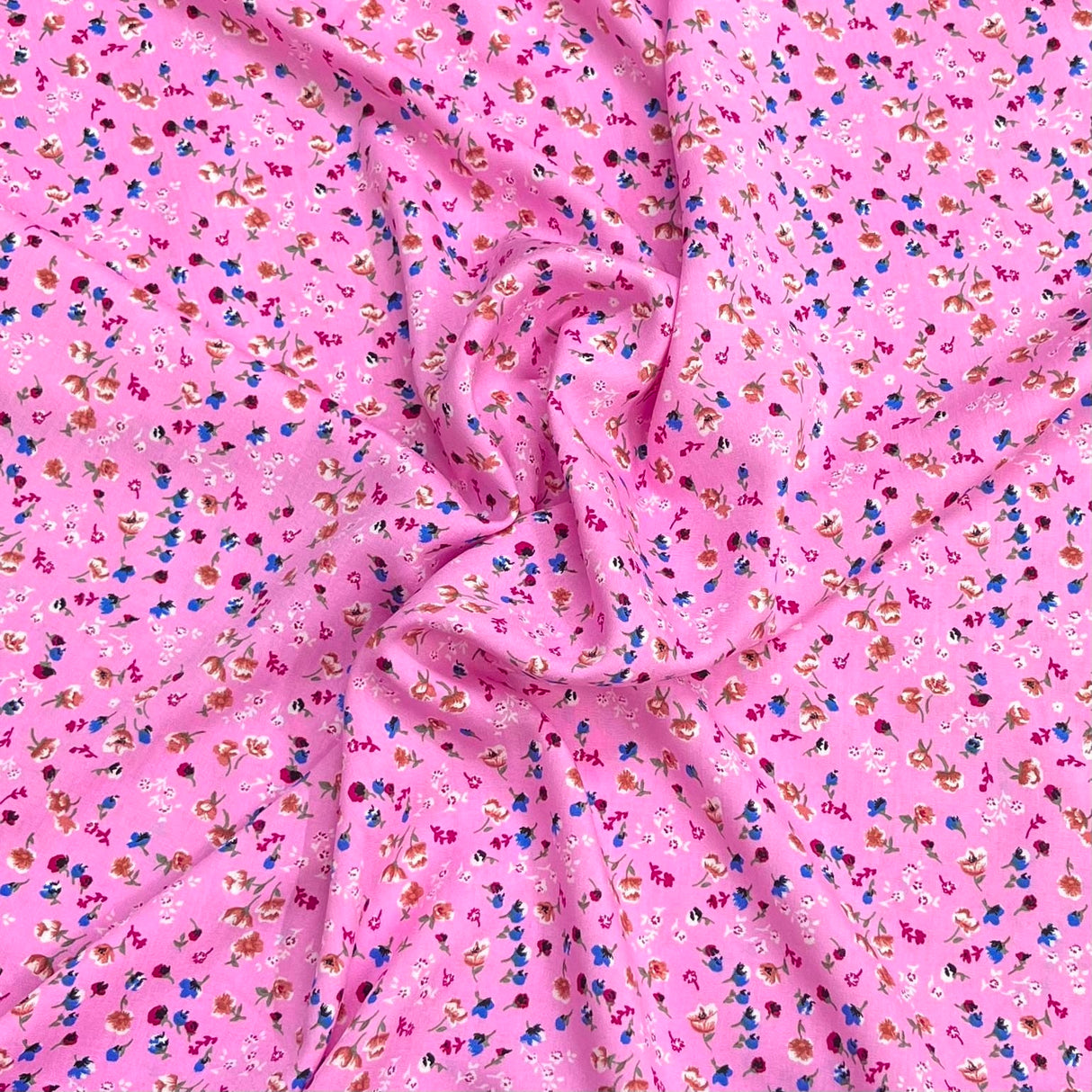 Pound A Metre 3 Metres Printed Dressmaking Viscose Fabric – 55" Wide (Flamingo)