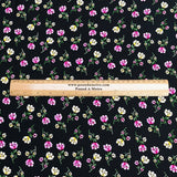 Pound A Metre 3 Metres Printed Dressmaking Viscose Fabric – 55" Wide (Floral)