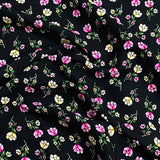Pound A Metre 3 Metres Printed Dressmaking Viscose Fabric – 55" Wide (Floral)
