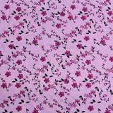 Pound A Metre 3 Metres Printed Dressmaking Viscose Fabric – 55" Wide (Grape)