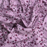 Pound A Metre 3 Metres Printed Dressmaking Viscose Fabric – 55" Wide (Grape)