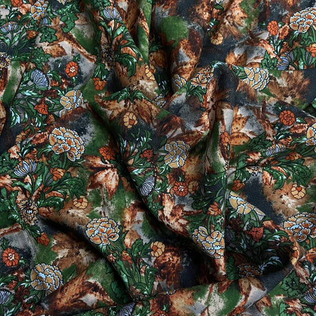 Pound A Metre 3 Metres Printed Dressmaking Viscose Fabric – 55" Wide (Jungle)